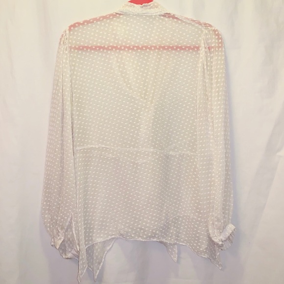 BCBGMAXAZRIA Kelleigh Dot Blouse :: 4 - Picture 5 of 7